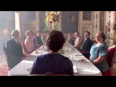 Behind the Scenes of The Crown: Olivia Colman, Helena Bonham Carter, & the cast sing Happy Birthday