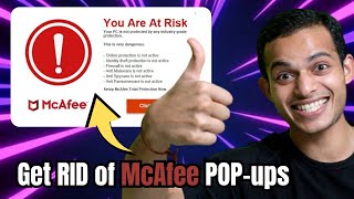 Get RID of McAfee Pop-ups | Remove McAfee from PC | Fake McAfee Popups