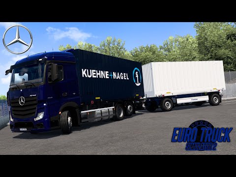 Driving with a Swap Body Truck | ETS2 1.40 | Mercedes Actros MP4 2545 | Zaragoza - Madrid