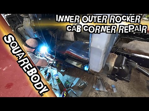 1985 Squarebody C10 Inner and Outer Rocker and Cab Corner Install