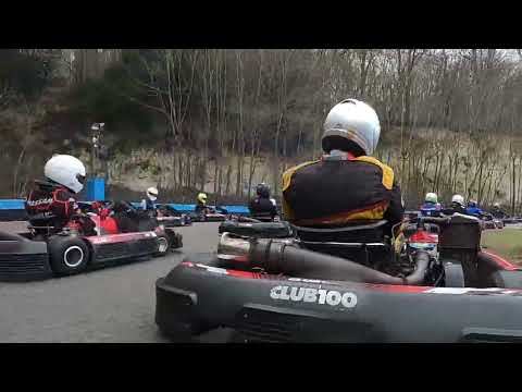 Club100 Endurance 2023 Buckmore Park, First 2 laps