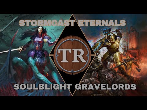 SOULBLIGHT GRAVELORDS vs STORMCAST ETERNALS // Warhammer Age of Sigmar 2,000 Point Battle Report