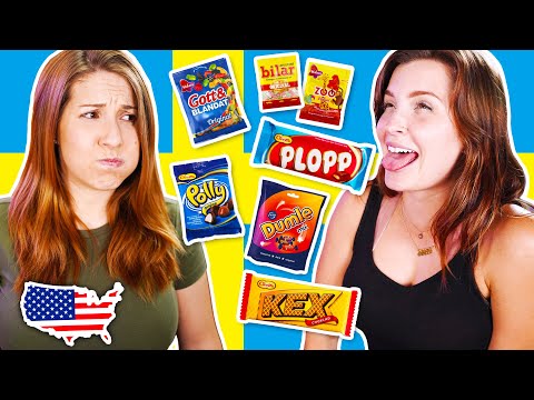 American Girls Try Weird Swedish Candies - Part 2!