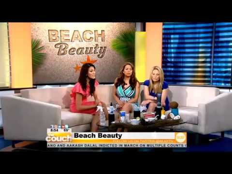 Beach Beauty DIY on CBS's The Couch