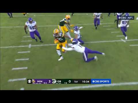 #Packers Keisean Nixon Takes it 105 Yards to the HOUSE vs #Vikings | NFL