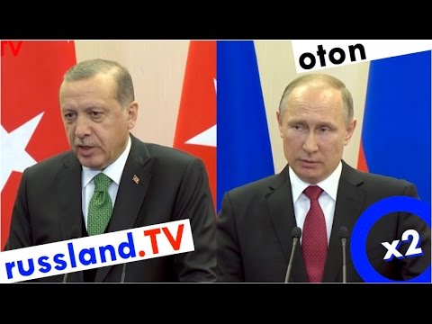 Putin und Erdogan zu Syrien auf deutsch [Video]