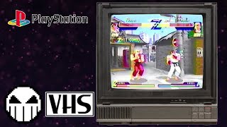 Street Fighter Alpha (PS1) VHS Recorded Clips