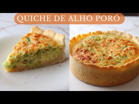 CREAMY LEEK QUICHE - THE BEST AND EASIEST