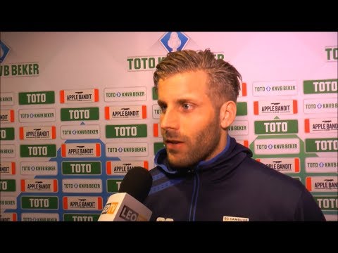 Reactie Erik Cummins na bekerduel FC Twente - SC Cambuur