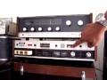 Akai CR 80D SS quadraphonic 8 track cartridge, Sansui 310 tuner amplifier