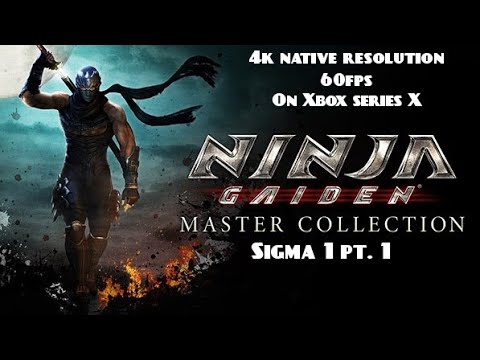 NINJA GAIDEN sigma 1 from the master collection on Xbox series X in 4k resolution, 60fps, & HDR!!!