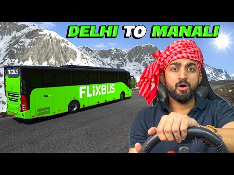 Delhi to Manali Road Trip in a FlixBus.