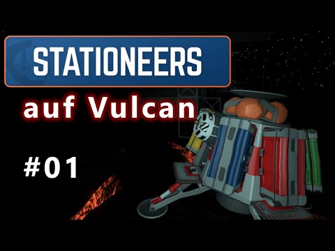Stationeers Lets Play Vulcan Deutsch E01: Landung auf Vulcan, Basissetup Strom und Autolathe