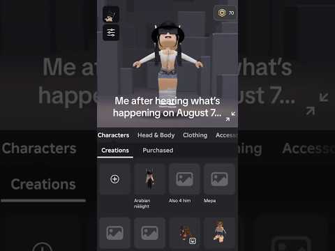 ME AFTER HEARING WHATS HAPPENING ON AUGUST 7 #roblox #shorts #privacy
