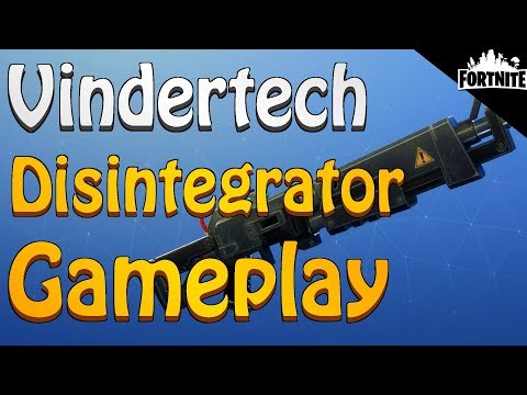 FORTNITE - Vindertech Disintegrator Plasma Shotgun Gameplay Video