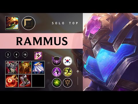 Rammus Top vs Renekton - KR Master Patch 26.01