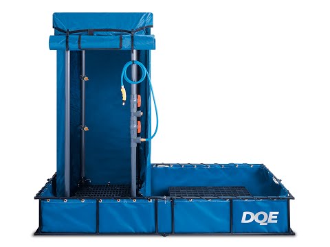 DQE Standard Decon Shower System - Key Features & Assembly Process