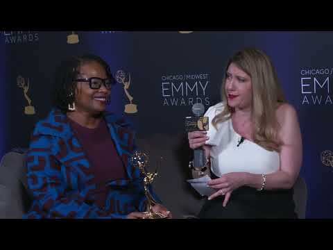 Thumbnail for Cat. 15b Win- Public Affairs- Interview w/Nedra Sims Fears- 65th Chgo Midwest Emmys Backstage Show by Mahalia Jackson