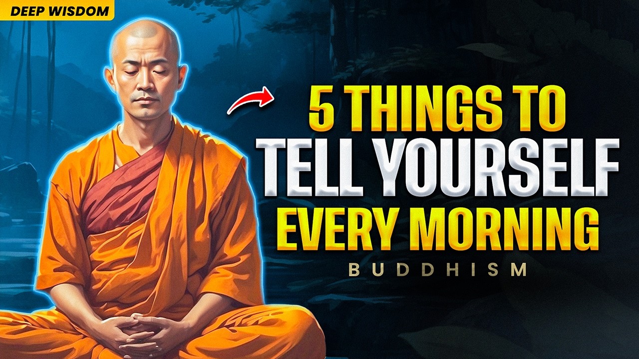 SPEAK 5 LINES TO YOURSELF EVERY MORNING For Unstoppable GROWTH - Buddhism