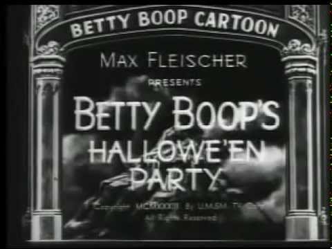 Betty Boop~1933~ Halloween Party