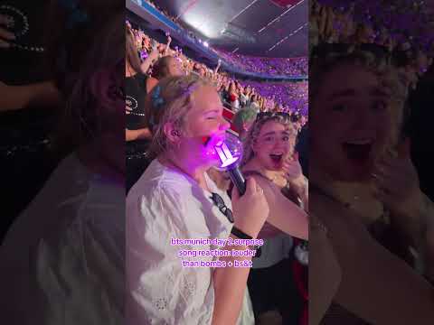 BTS Munich Day 2 Surprise Song Reaction: Louder Than Bombs + BS&T 😭😍💜 #bts_worldtour_arirang_munich