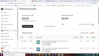 Etsy how to update your payment account ( where you want etsy to send your $$$)