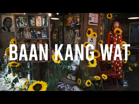 Baan Kang Wat: Chiang Mai, Tailândia | Passeio a pé [4K]