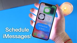 How to Schedule iPhone Messages!
