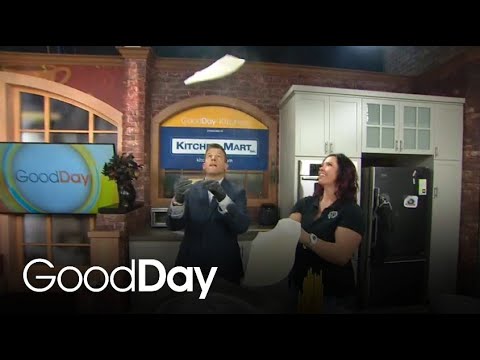 Learning to Toss Pizza Dough For National Pizza Month!