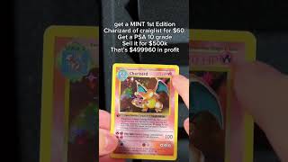 1st edition Charizard prints money 🤑#pokemoncards #pokemontcg #pokemon