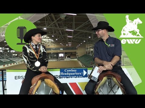 Linda Leckebusch-Stark| Finale Western Horsemanship | Interview Platz 1 | EWU German Open 2017