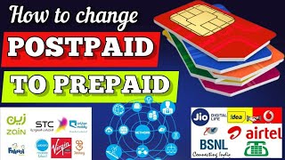 sim card postpaid to prepaid | how to change sim card postpaid to prepaid | saudi postpaid sim |