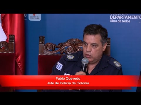 #CECOED de #Colonia se reunió en #carácter #urgente | Fabio Quevedo Jefe de Policía de Colonia