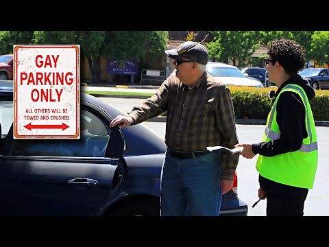 Gay Parking Only Prank!