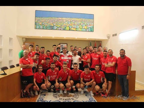 El Alcalde de Miajadas recibe a la plantilla del C.D.Miajadas  2019