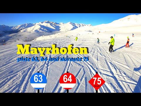 Mayrhofen Piste 63, 64 und Skiroute 75