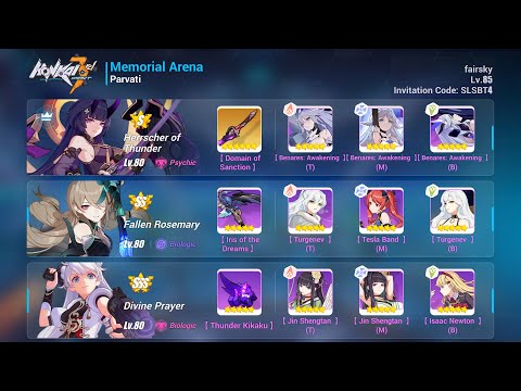 HI3 SEA Exalted Memorial Arena HT(s0) FR DP || Parvati 31733