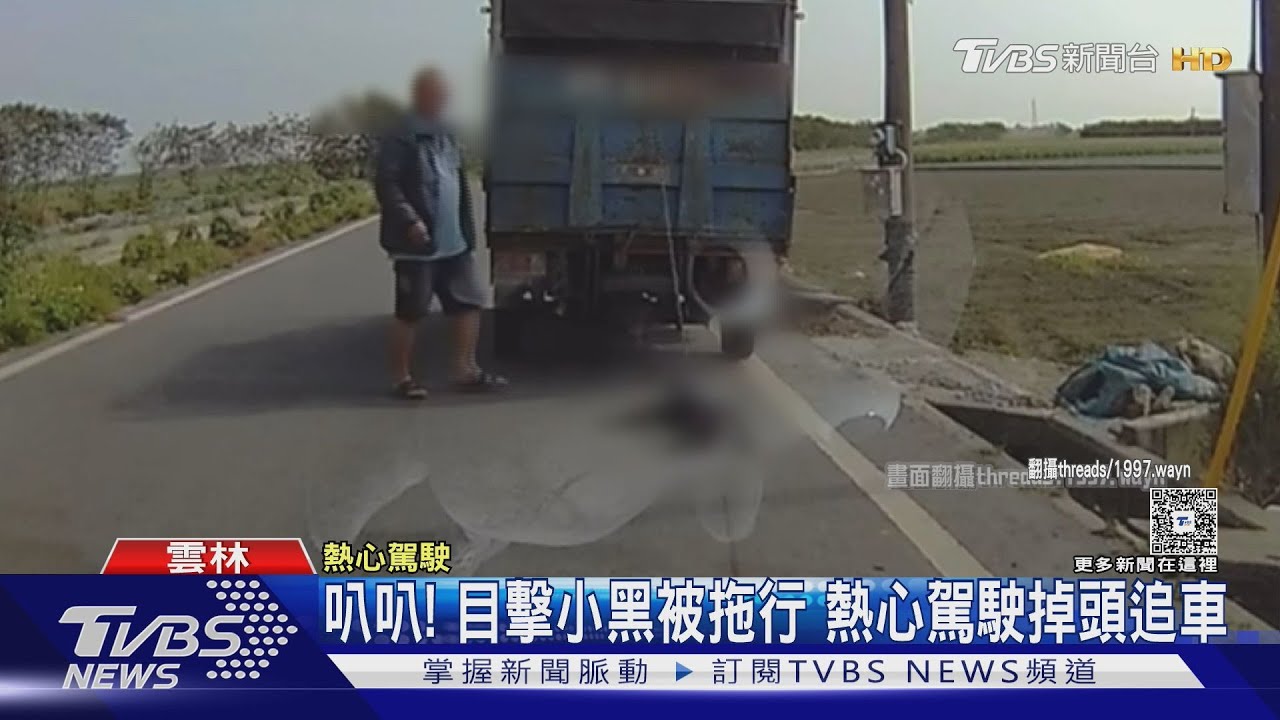 飼主把狗綁車斗!跳下車「拖行致死」 熱心駕駛追喊停