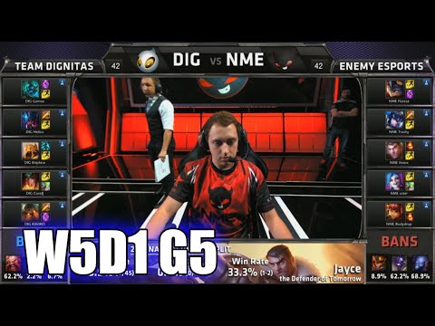 Dignitas vs Enemy eSports | S5 NA LCS Summer 2015 Week 5 Day 1 | DIG vs NME W5D1 G5