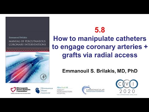 5.8 Manual of PCI - How to manipulate catheters to engage via radial access