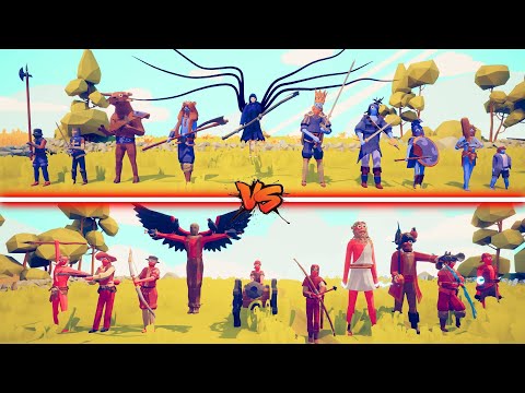 MELEE TEAM vs RANGED TEAM | TABS - Totally Accurate Battle Simulator