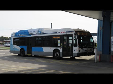 NFTA Metro Ride Route 50B Inbound [Full Route] Bus 1607 - 2016 Novabus LFS CNG