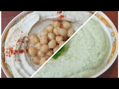 How to make Classic Hummus | Mint Hummus | Smooth and Soft Arabic Hummus - Kavitha's Cuisine