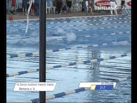 Serie 7 dei 50 Dorso  Assoluti Maschi Master - 13 Memorial Andrea Bettiol