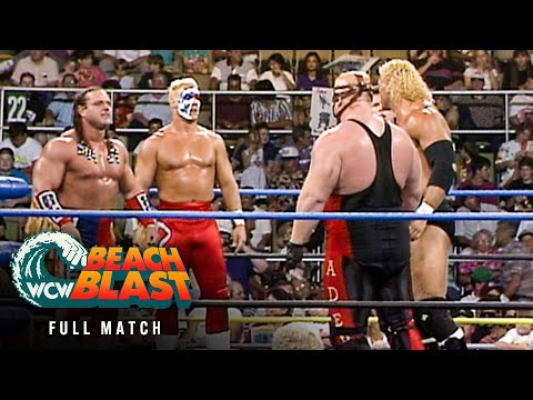 FULL MATCH: Sting & British Bulldog vs. Vader & Sid Vicious: WCW Beach Blast 1993