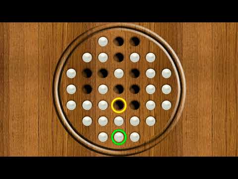Marble Solitaire Puzzle Video