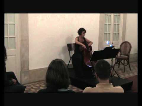Daniel Schvetz Huuldef - 1º andamento - Cellist : Carolina Matos