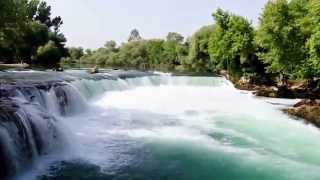 preview picture of video 'Manavgat Selalesi (Waterfall) Antalya, Turkiye (Turkey) (high view) HD HQ'