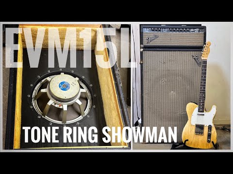 Guitar Tone like a GRAND PIANO!! Fender Showman with EVM15L