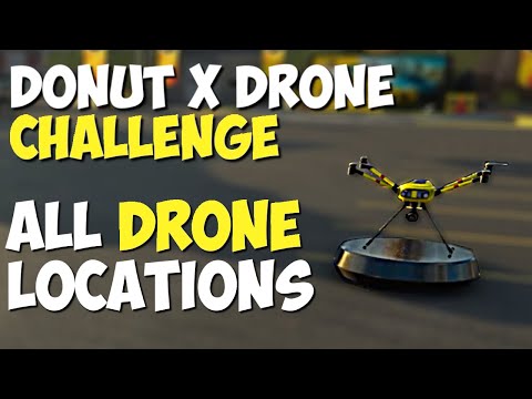 ALL 5 Collectible Drone Locations (Donut x Drone Challenge) | The Crew Motorfest